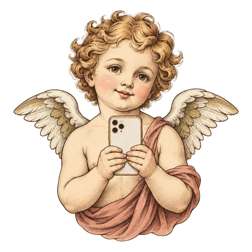 Café Italia cherub concierge